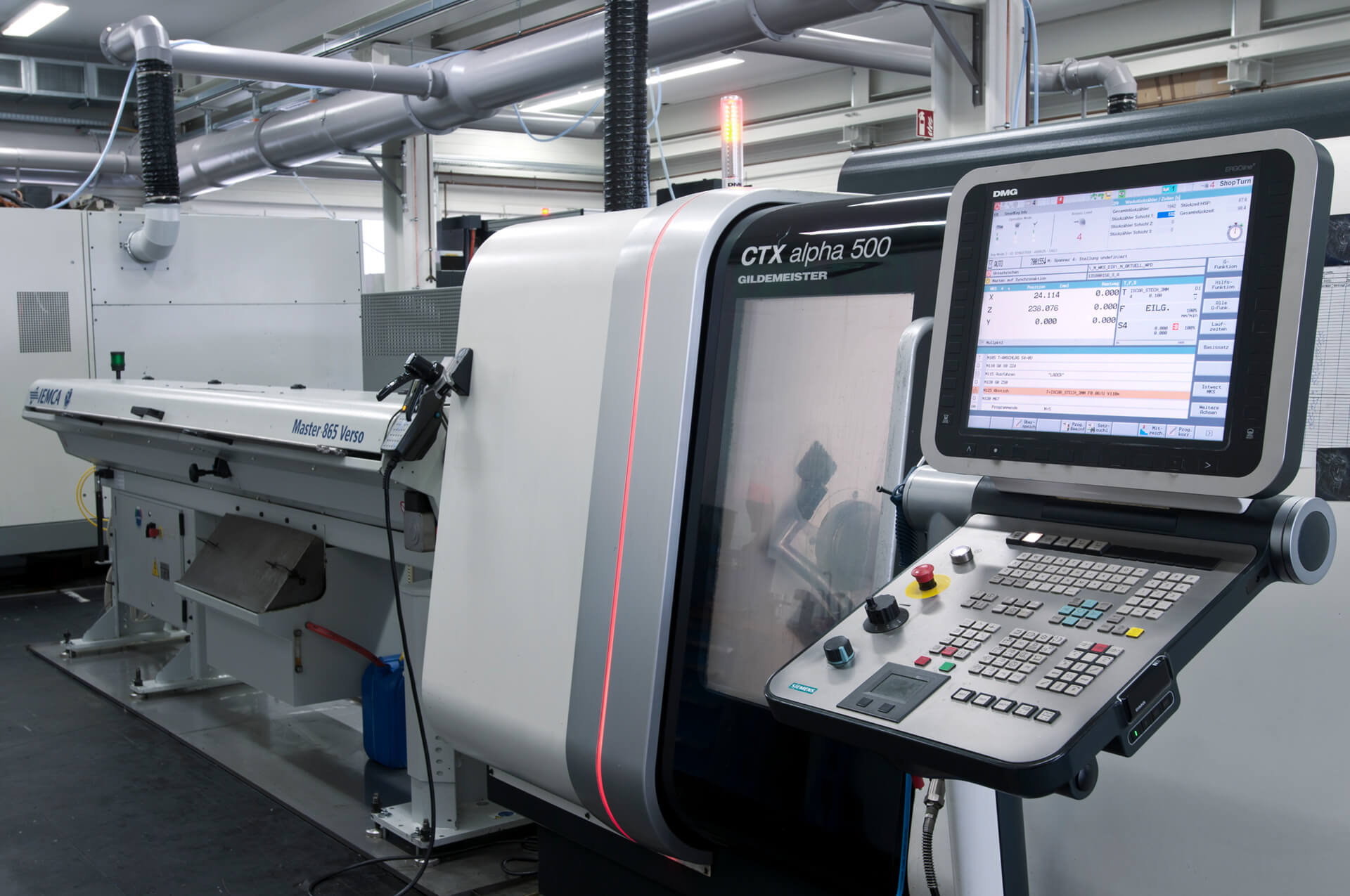 Modernste CNC Maschinen und Technik